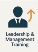 Leadership and management icon 